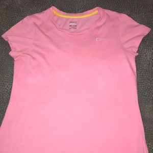 Pink nike shirt